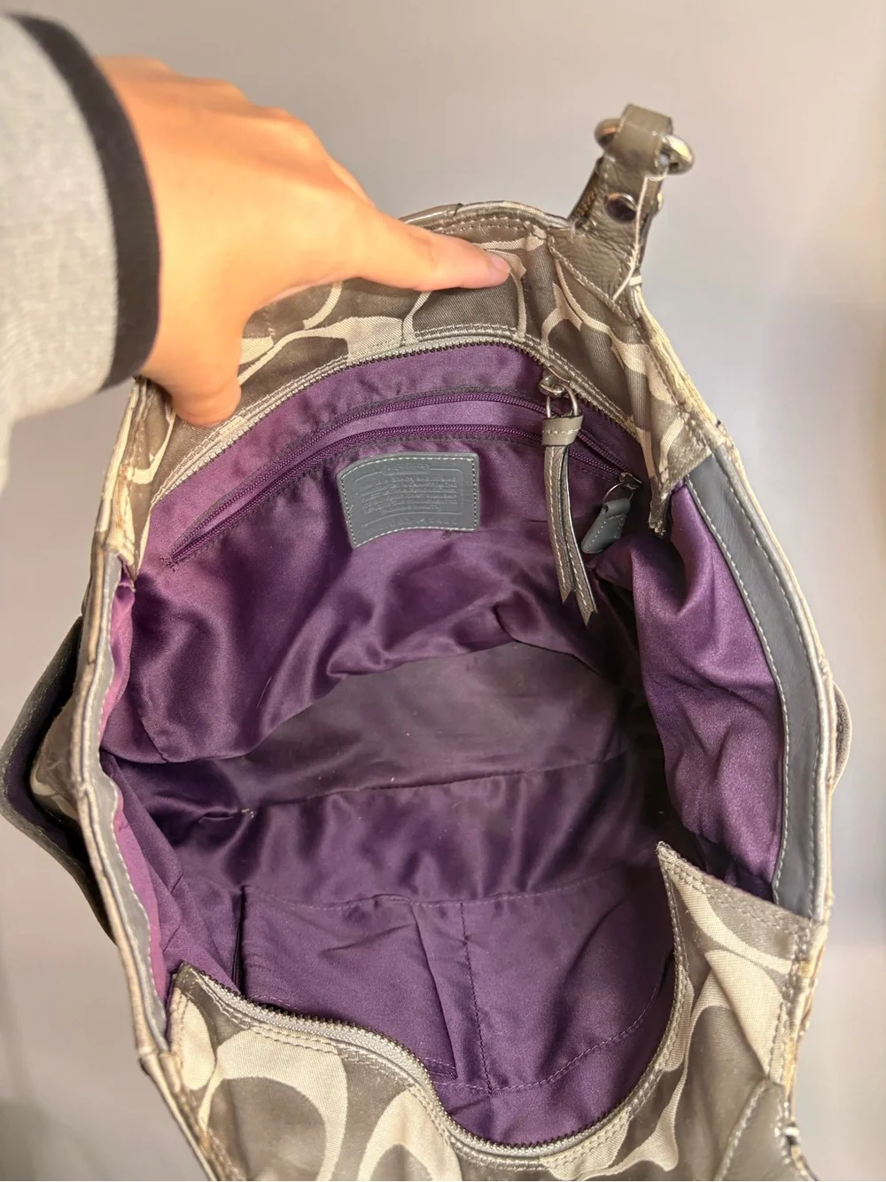 Y2K Coach Ocelot Patchwork Gallery Tote Style F15459